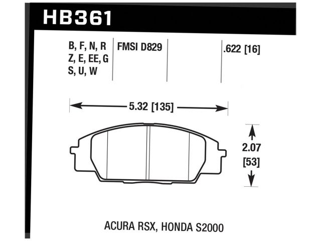 Hawk Disc Brake Pad