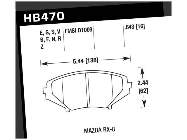 Hawk Disc Brake Pad