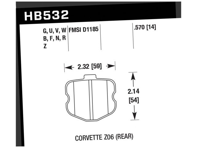 Hawk Disc Brake Pad