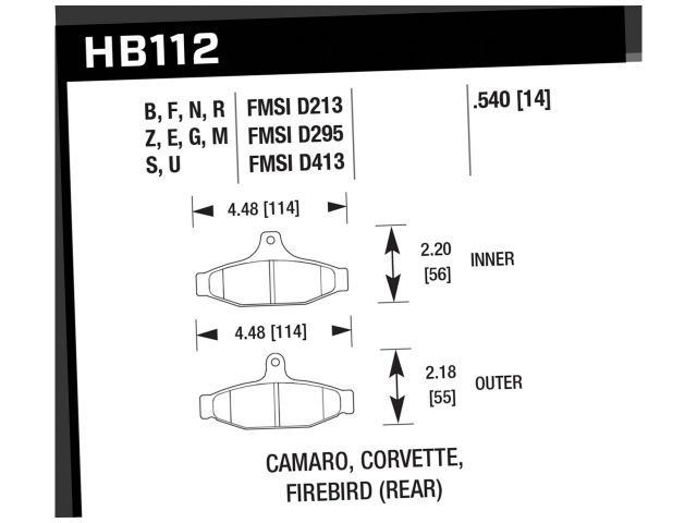 Hawk Disc Brake Pad