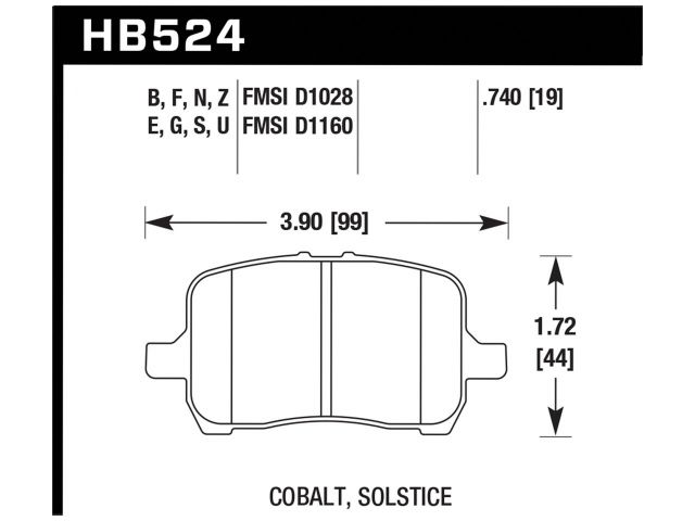 Hawk Disc Brake Pad