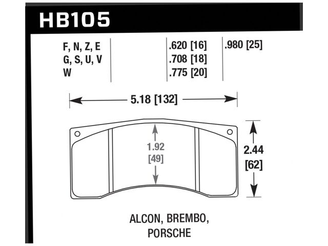 Hawk Disc Brake Pad