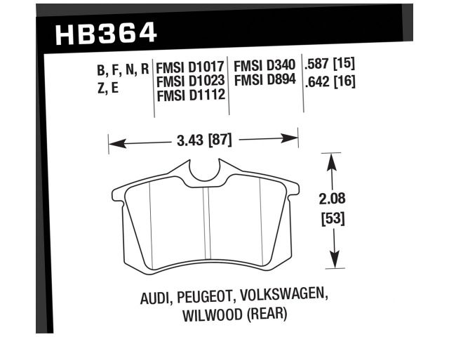Hawk Disc Brake Pad