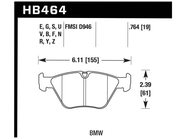 Hawk Disc Brake Pad
