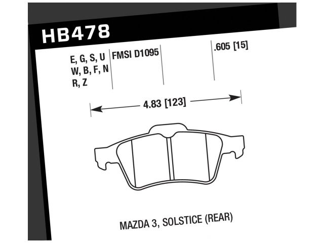 Hawk Disc Brake Pad