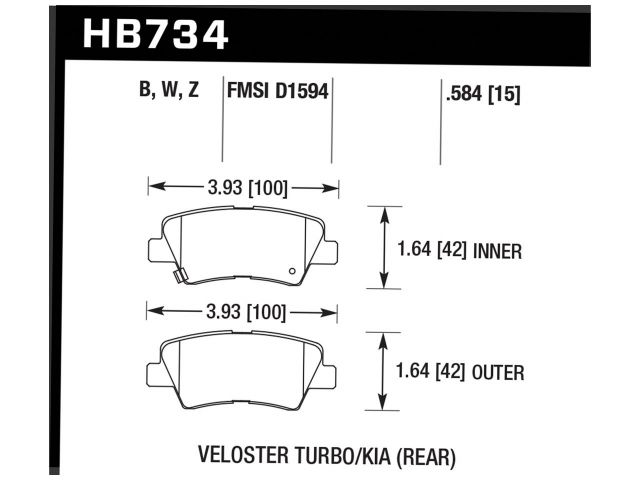 Hawk Disc Brake Pad