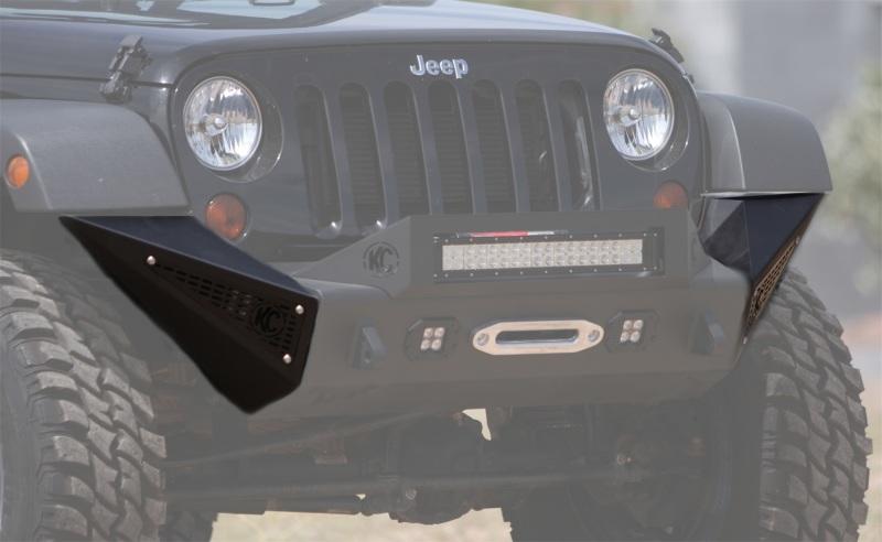 Addictive Desert Designs 07-18 Jeep Wrangler JK Stealth Fighter Large Side Pods F951321280103 Main Image