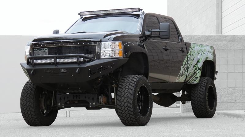 Addictive Desert Designs 07-10 Chevy Silverado 2500 HoneyBadger Front Bumper F317315000103 Main Image