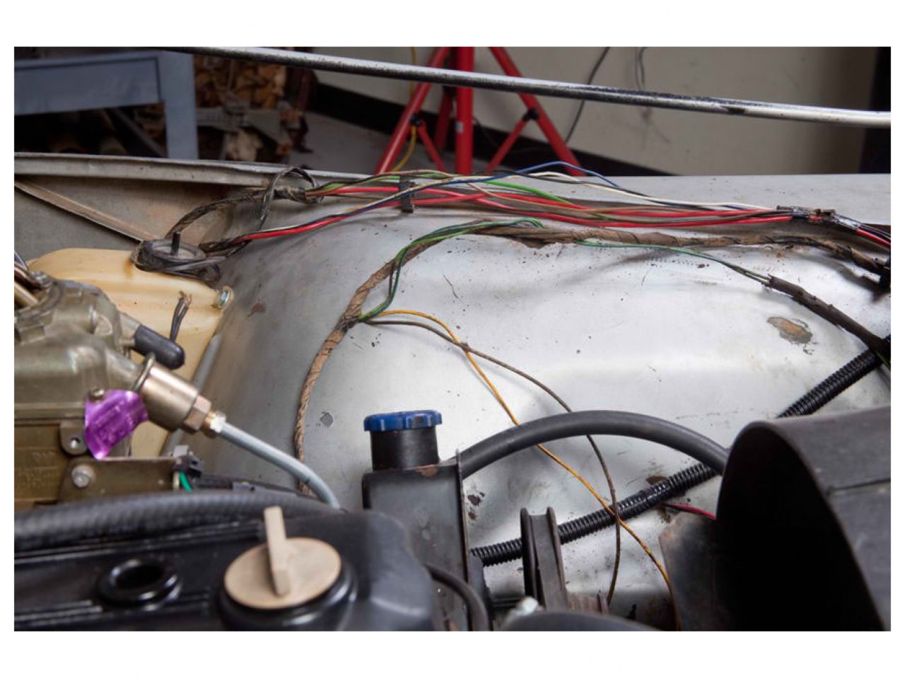 Painless 1" PowerBraid Split Braided Sleeving (12 ft.)