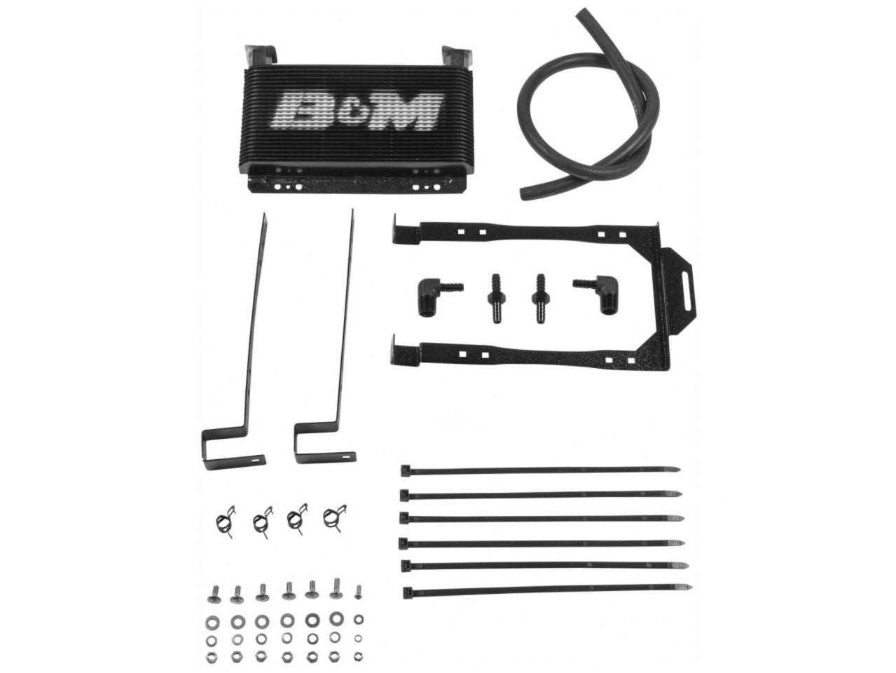 B&M Racing 07-18 Jeep Wrangler JK Direct Fit Power Steering Cooler W/ Hardware