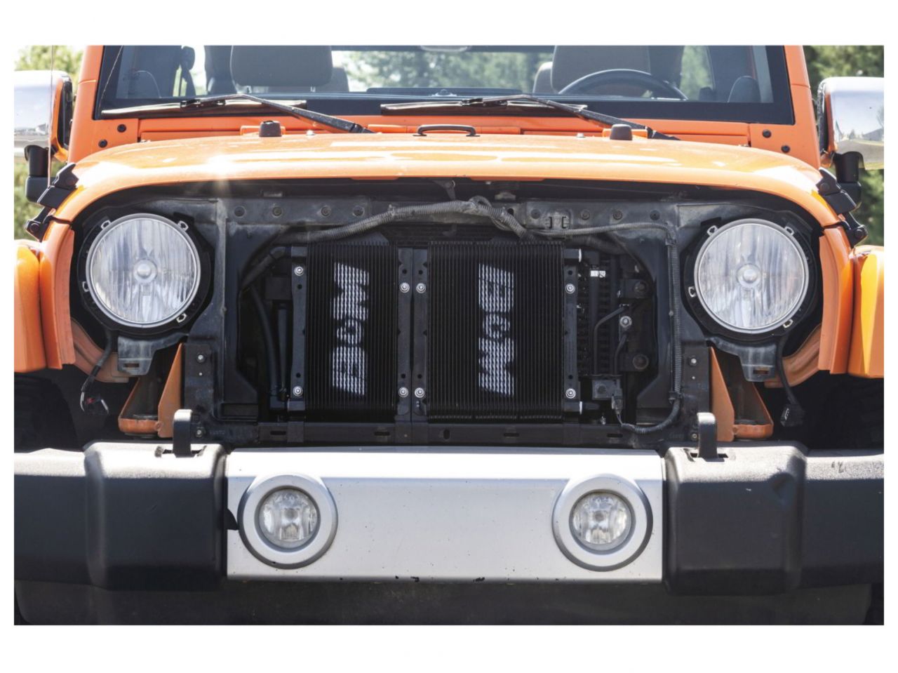 B&M Racing 07-18 Jeep Wrangler JK Direct Fit Power Steering Cooler W/ Hardware
