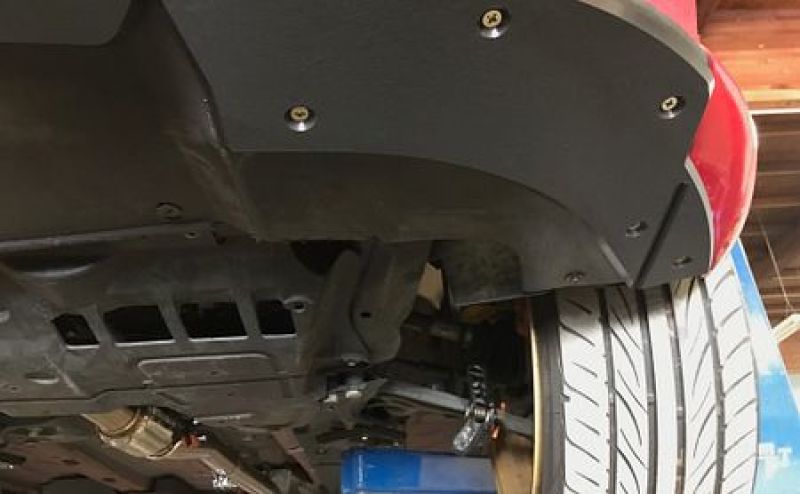 ProTEKt 12-18 Fiat 500 Abarth Custom Fit Front Bumper Skid Plates 9-FT500AB-120