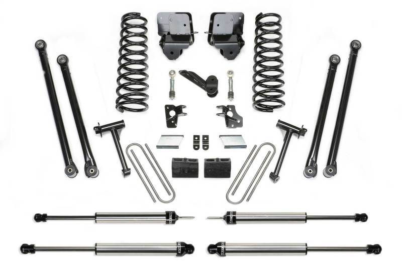 Fabtech 03-05 Dodge 2500 4WD Gas w/Auto 6in Long Arm System w/DL Shocks K3039DL Main Image