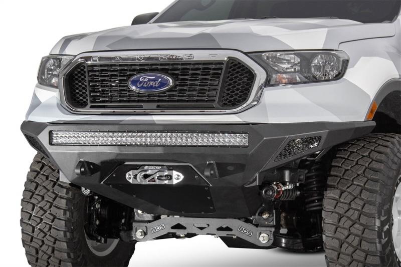 Addictive Desert Designs 19-20 Ford Ranger Stealth Fighter Front Bumper w/ Winch Mount w/o Sensors F221203030103 Main Image