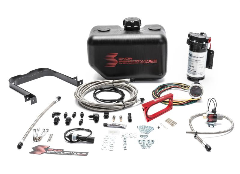 Snow Performance 05-10 Mustang Stg 2 Boost Cooler Water Injection Kit (SS Braided Line & 4AN) SNO-2130-BRD Main Image