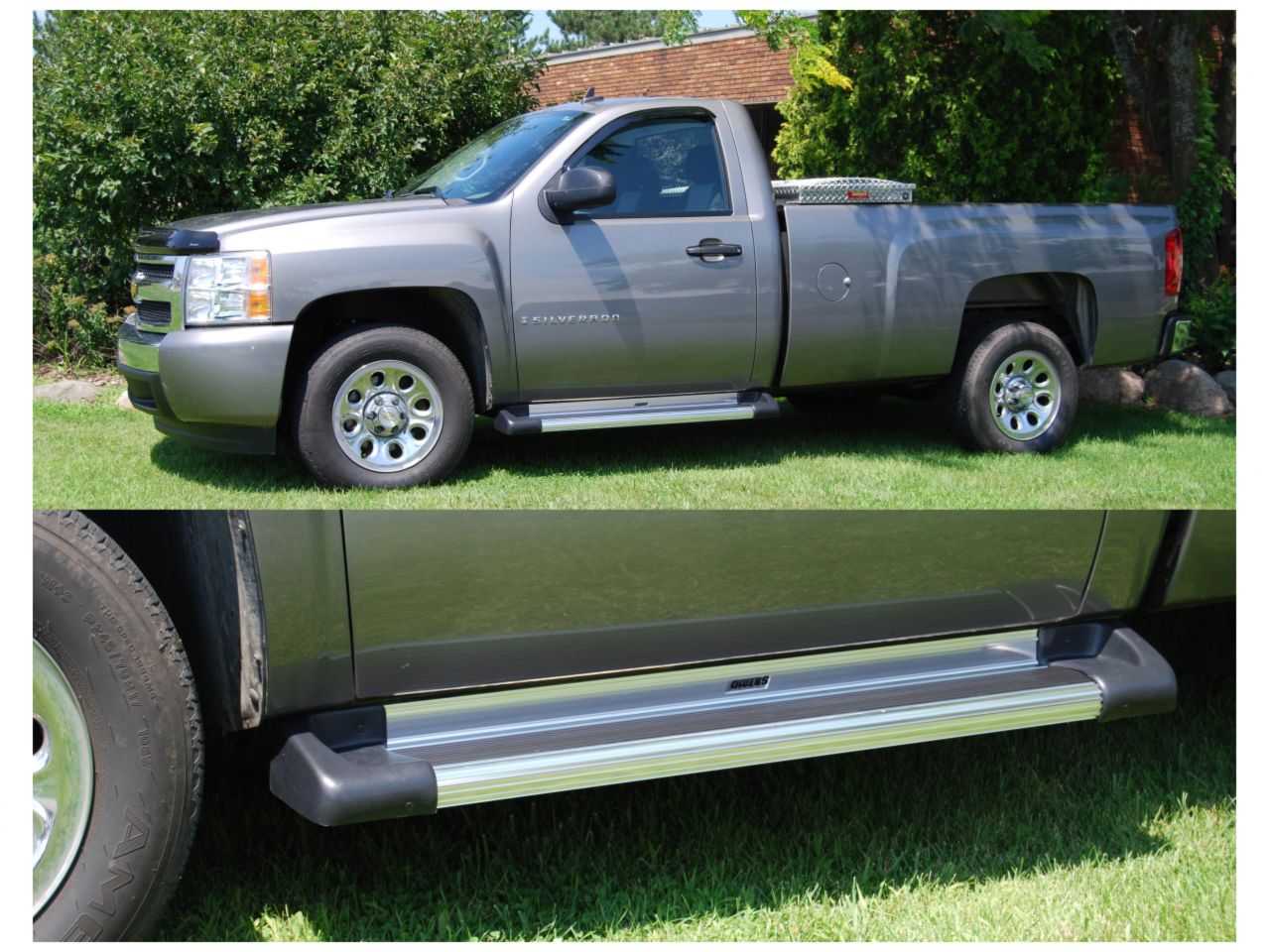 Owens Running Boards Transender Extruded Aluminum 54" Length Universal Fit