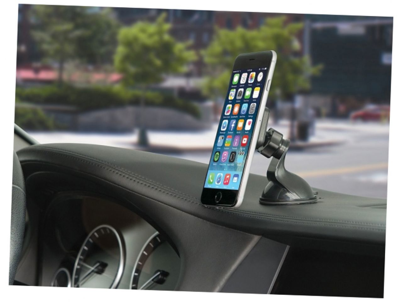 aFe Scosche Magnetic Dash Mount w/ Interchangeable Trims