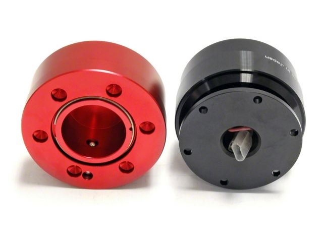 Splash Rapfix II Steering Wheel Black Quick Release & Red Lock Set