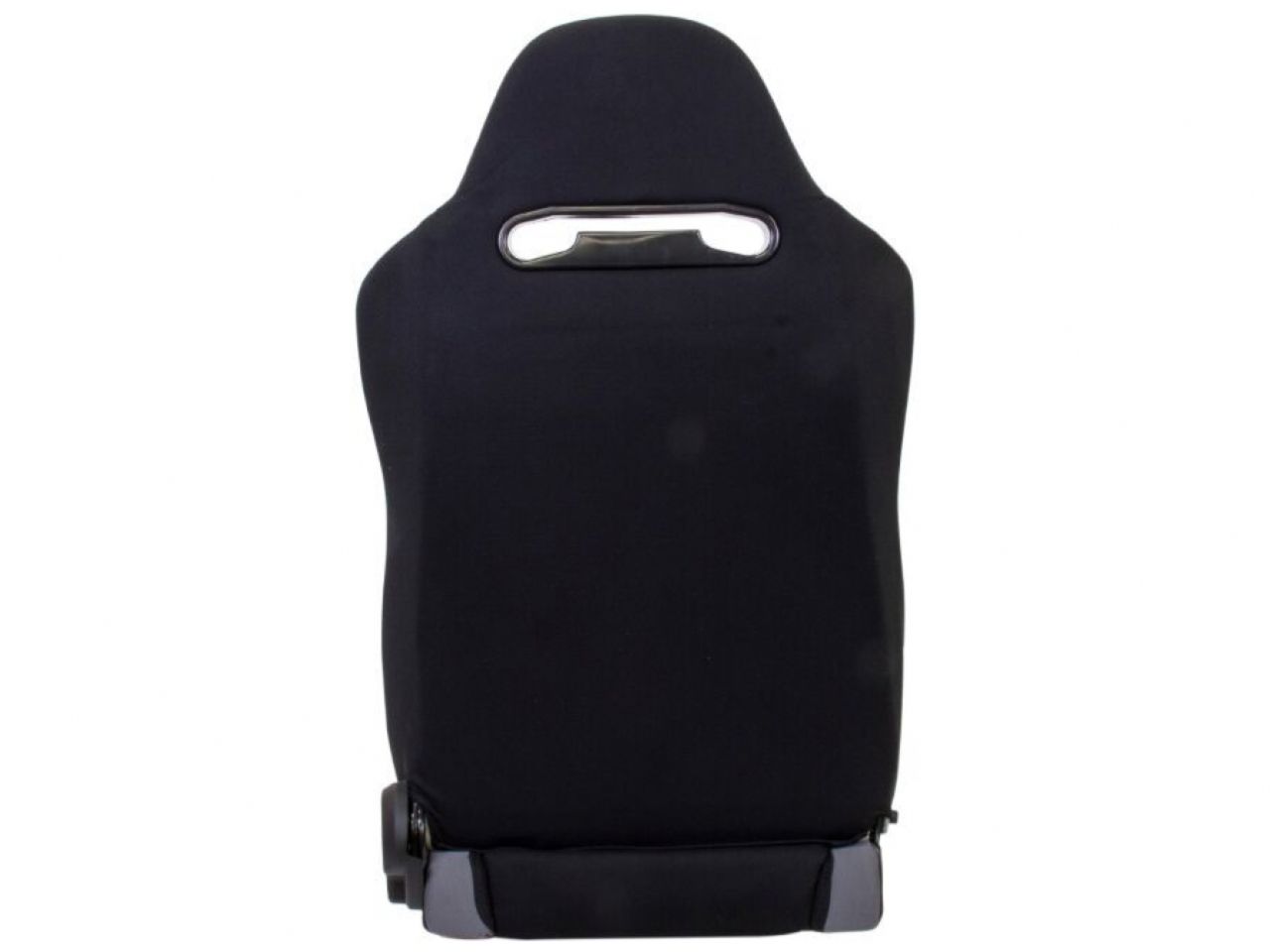 NRG EVO Style Cloth Sport Seat w/logo - Black