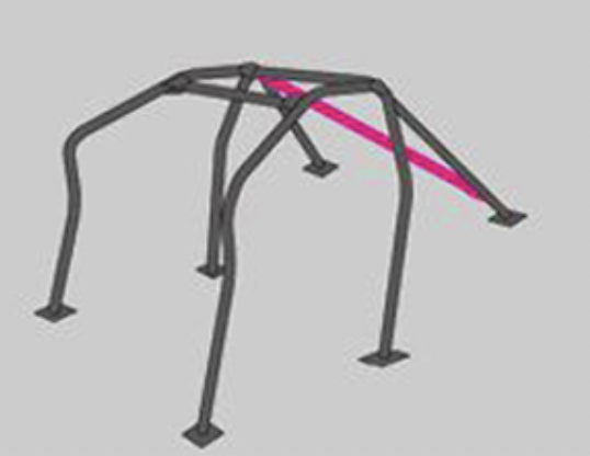 LHD GDAb Impreza 2 Passenger 7P Roll Cage40 Safety21 666 270 F20 LHD