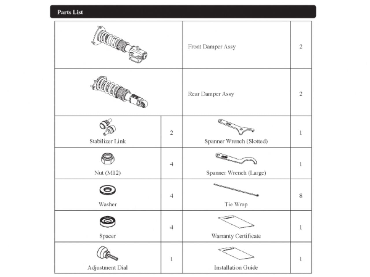 HKS Coilover Kits 80250-AF003 Item Image