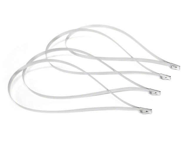 DEI Stainless Steel Lock Ties 14-in 4-Pack