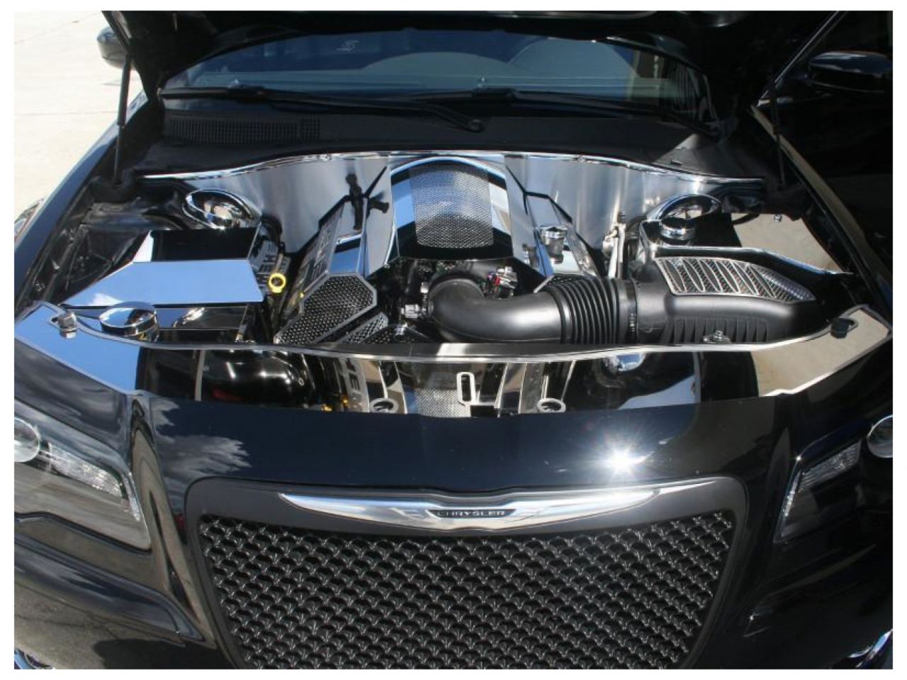 American Car Craft (ACC) Engine Dress Up Kit;09-17 Dodge Challenger 5.7L Polished Plenum Cover