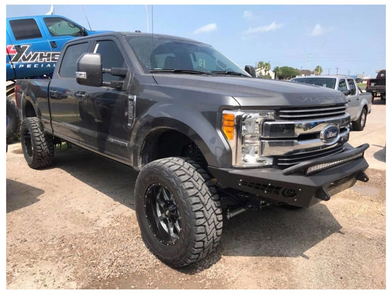 Addictive Desert Designs 2017-2019 Ford Super Duty HoneyBadger Front Bumper