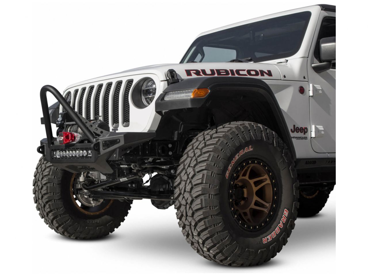 Addictive Desert Designs 2018-2020 Jeep JL/JT Rock Fighter Stinger Winch Front Bumper
