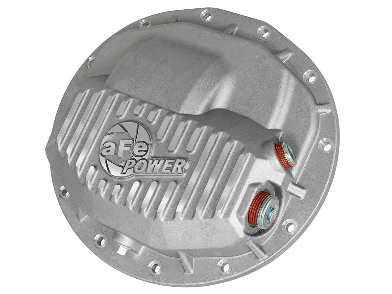aFe Power Street Series Front Differential Cover Raw w/ Machined Fins 13-18 RAM V8 5.7/6.4L 46-70400