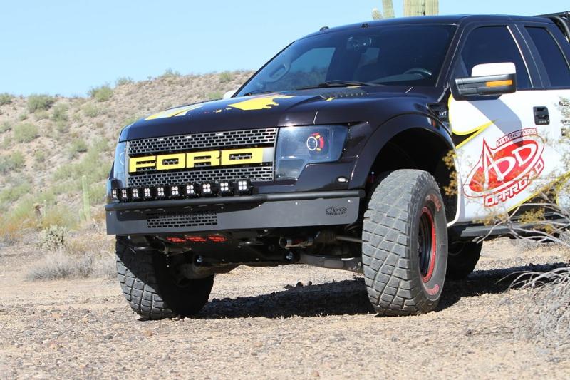Addictive Desert Designs 10-14 Ford F-150 Raptor Race Series R Front Bumper - Plastic Valence F014412900103 Main Image