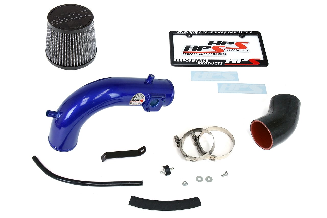 HPS Shortram Air Intake Kit 2008-2012 Honda Accord 2.4L, Blue