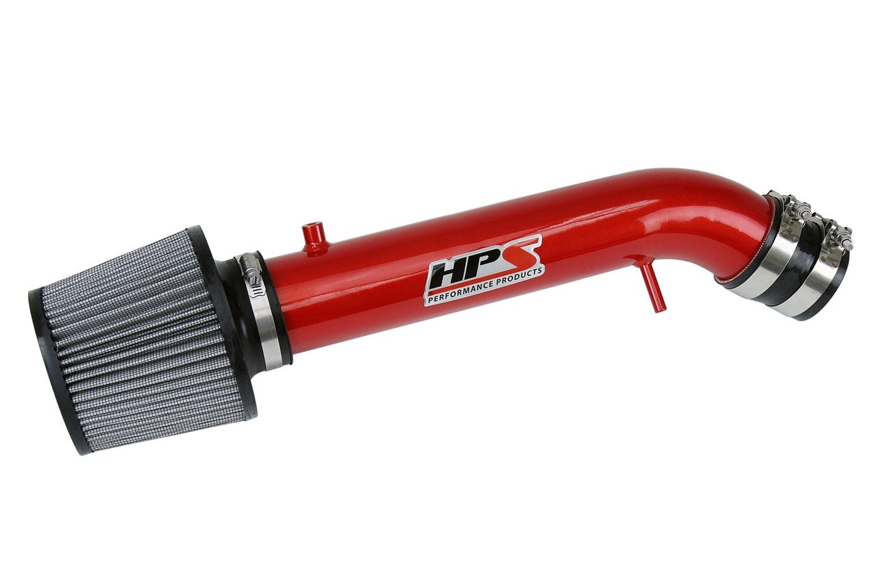HPS Shortram Air Intake Kit 1992-1995 Honda Civic EG SOHC D Series D15 D16, Red
