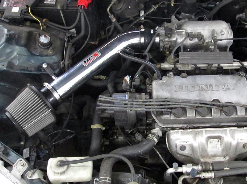HPS Shortram Air Intake Kit 1996-2000 Honda Civic EX HX Si, Blue
