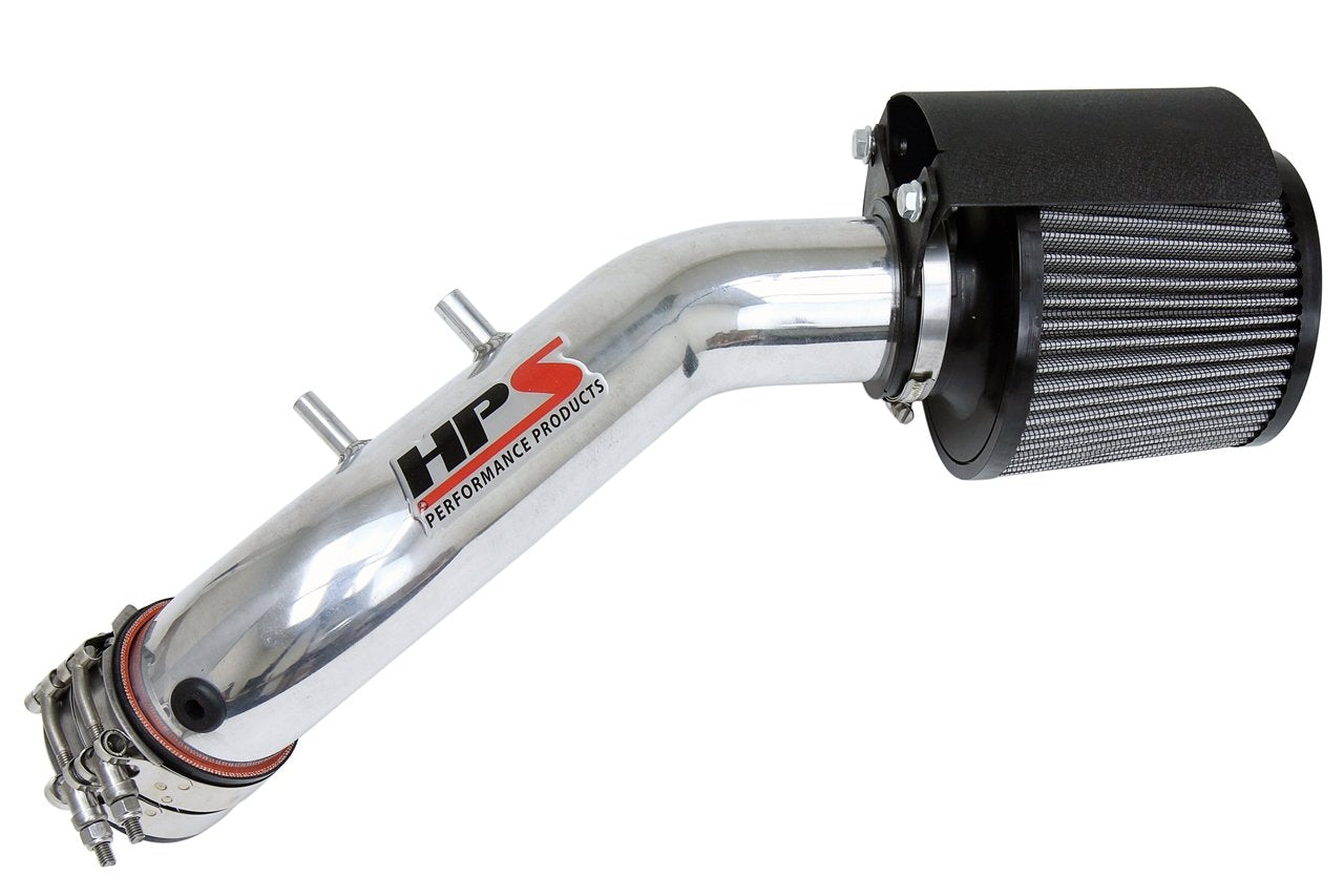 HPS Shortram Air Intake Kit 2003-2006 Honda Accord 2.4L without MAF Sensor, Includes Heat Shield, 827-122