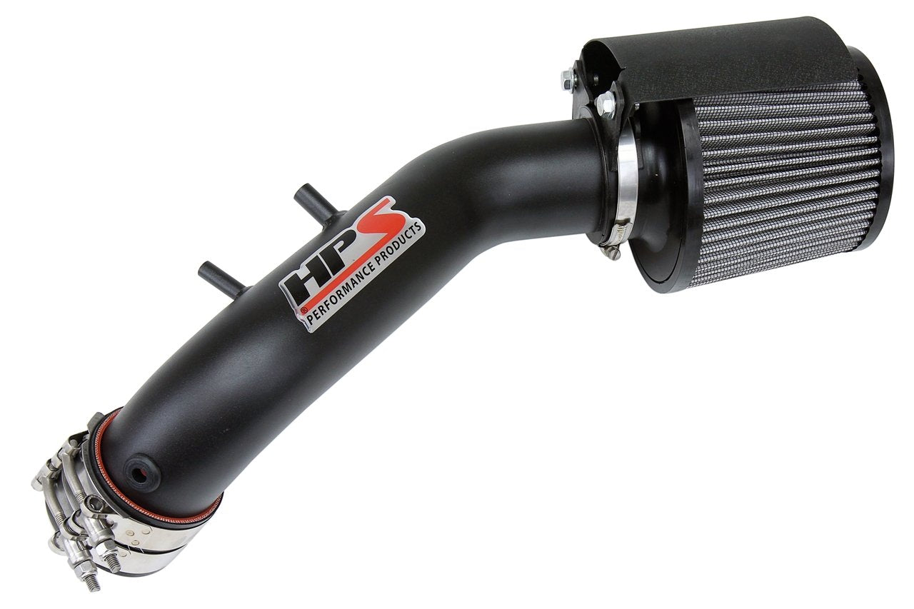 HPS Shortram Air Intake Kit 2004-2008 Acura TSX 2.4L, Includes Heat Shield, Black