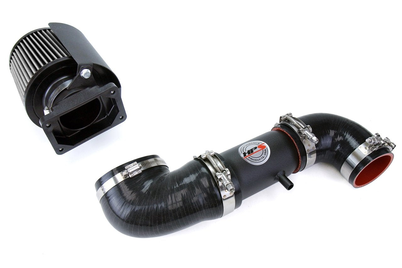 HPS Shortram Air Intake Kit 1991-1999 Mitsubishi 3000GT DOHC V6 3.0L Non Turbo, Includes Heat Shield, Black