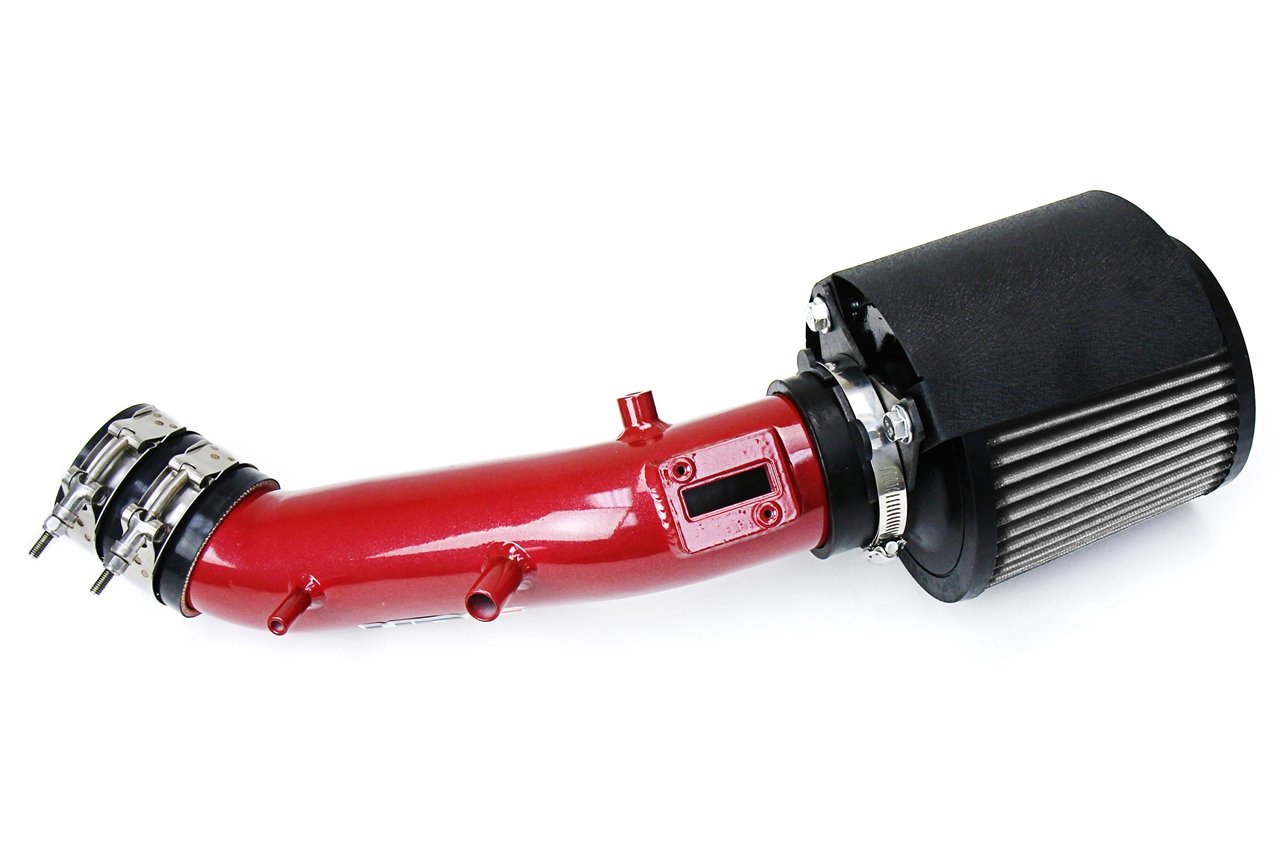 HPS Shortram Air Intake Kit 2003-2007 Honda Accord 2.4L with MAF Sensor SULEV, Includes Heat Shield, Red
