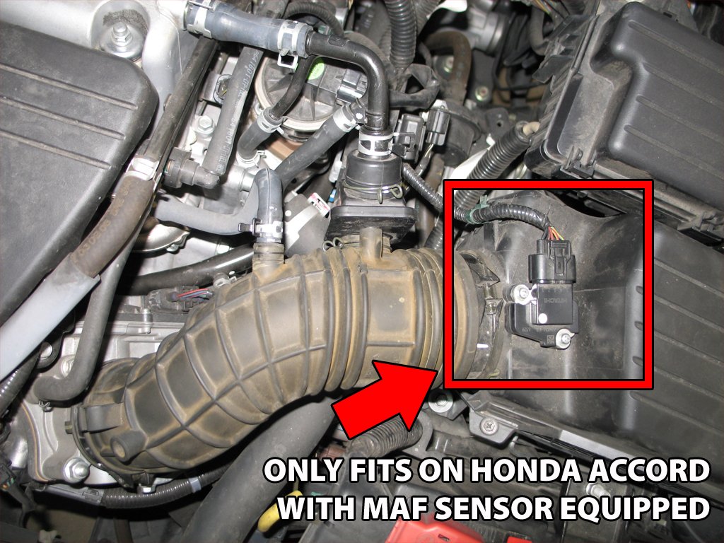HPS Shortram Air Intake Kit 2003-2007 Honda Accord 2.4L with MAF Sensor SULEV, Includes Heat Shield, Black