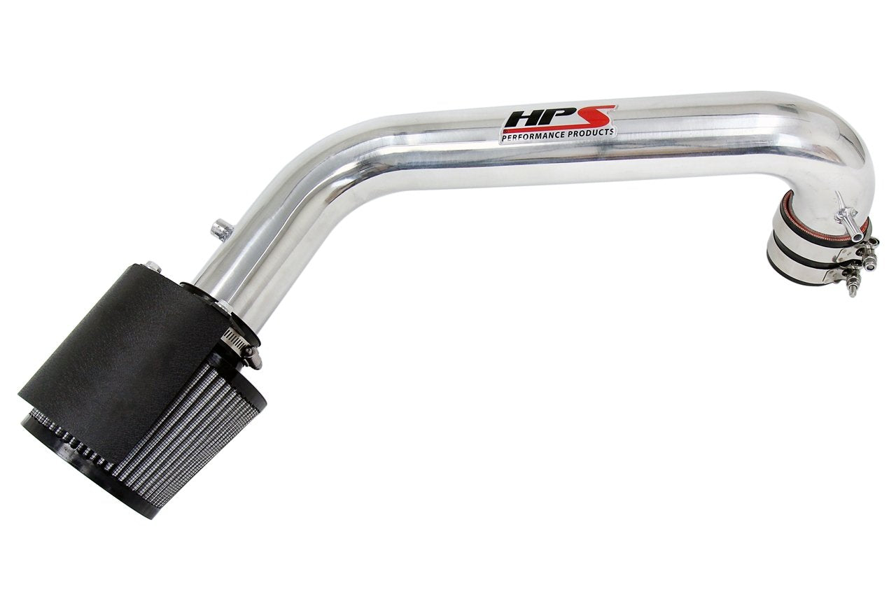 HPS Shortram Air Intake Kit 1996-2000 Honda Civic CX DX LX, Includes Heat Shield, Polish