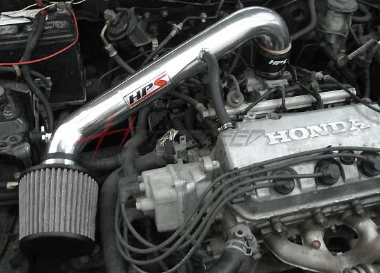HPS Shortram Air Intake Kit 1996-2000 Honda Civic CX DX LX, Includes Heat Shield, 827-408