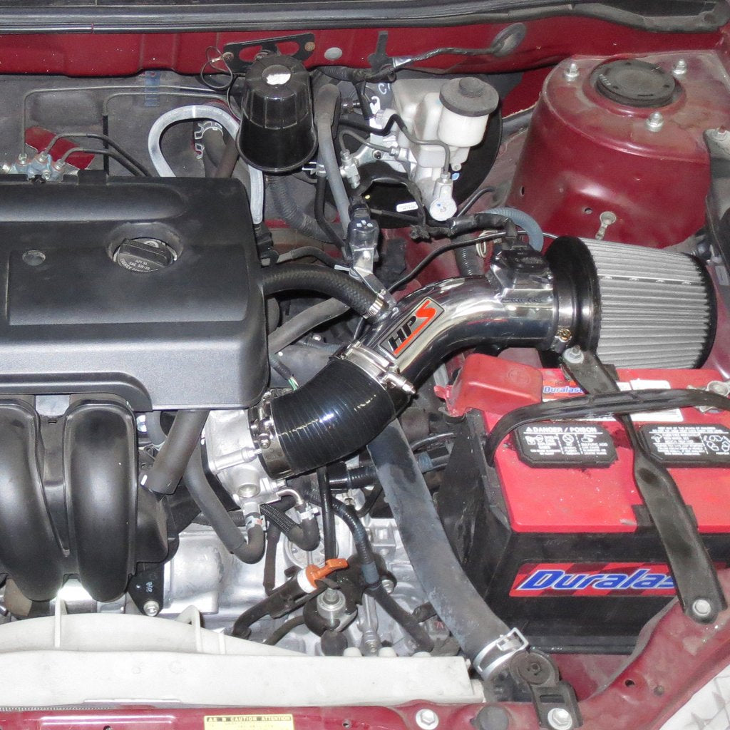 HPS Shortram Air Intake Kit 2005-2008 Toyota Corolla 1.8L, Red