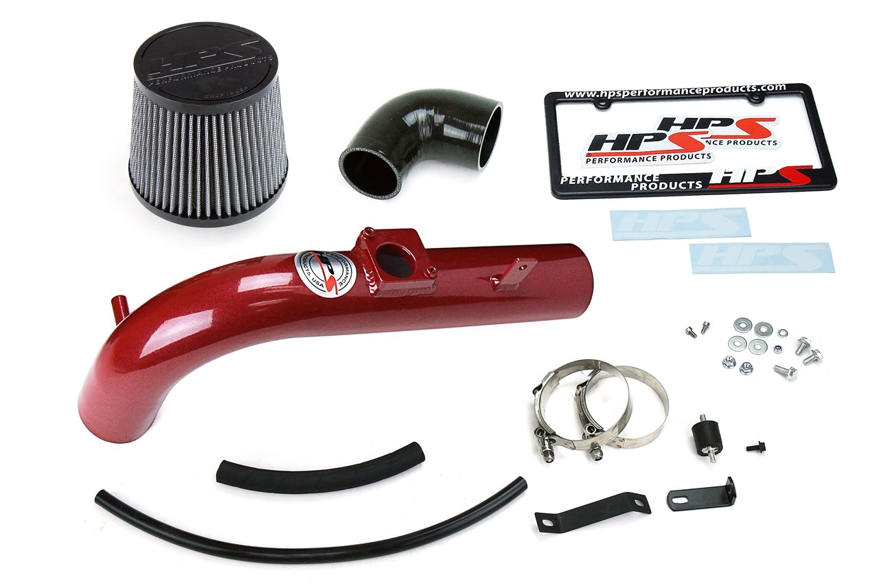 HPS Shortram Air Intake Kit 2000-2005 Toyota MR2 Spyder 1.8L, Red
