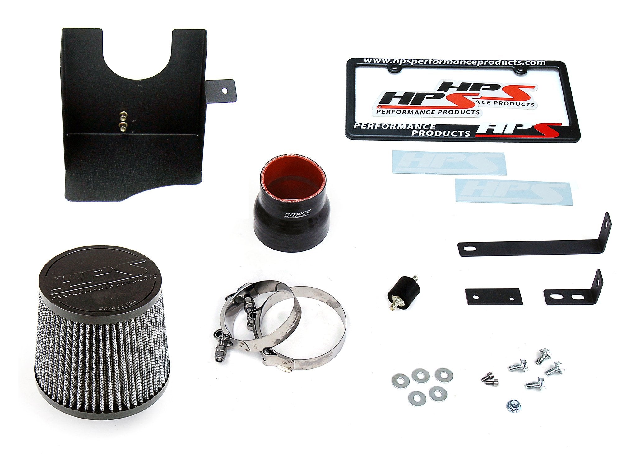 HPS Shortram Air Intake Kit 2007-2010 Scion tC 2.4L, Includes Heat Shield, 827-516