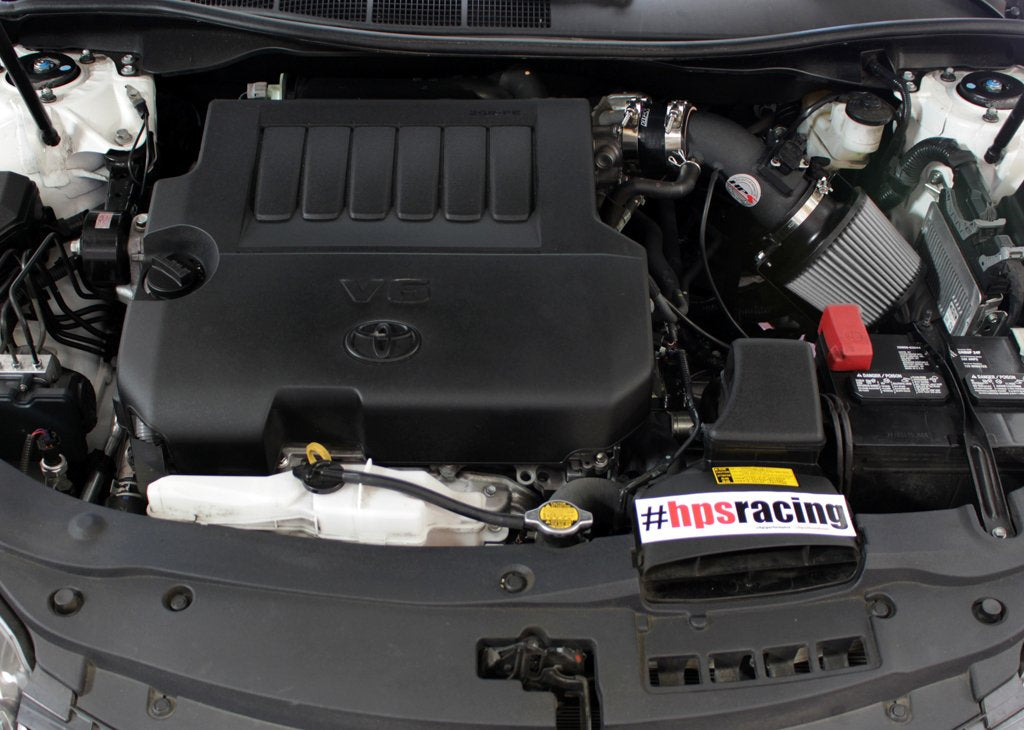HPS Shortram Air Intake Kit 2007-2017 Toyota Camry 3.5L V6, Includes Heat Shield, Black
