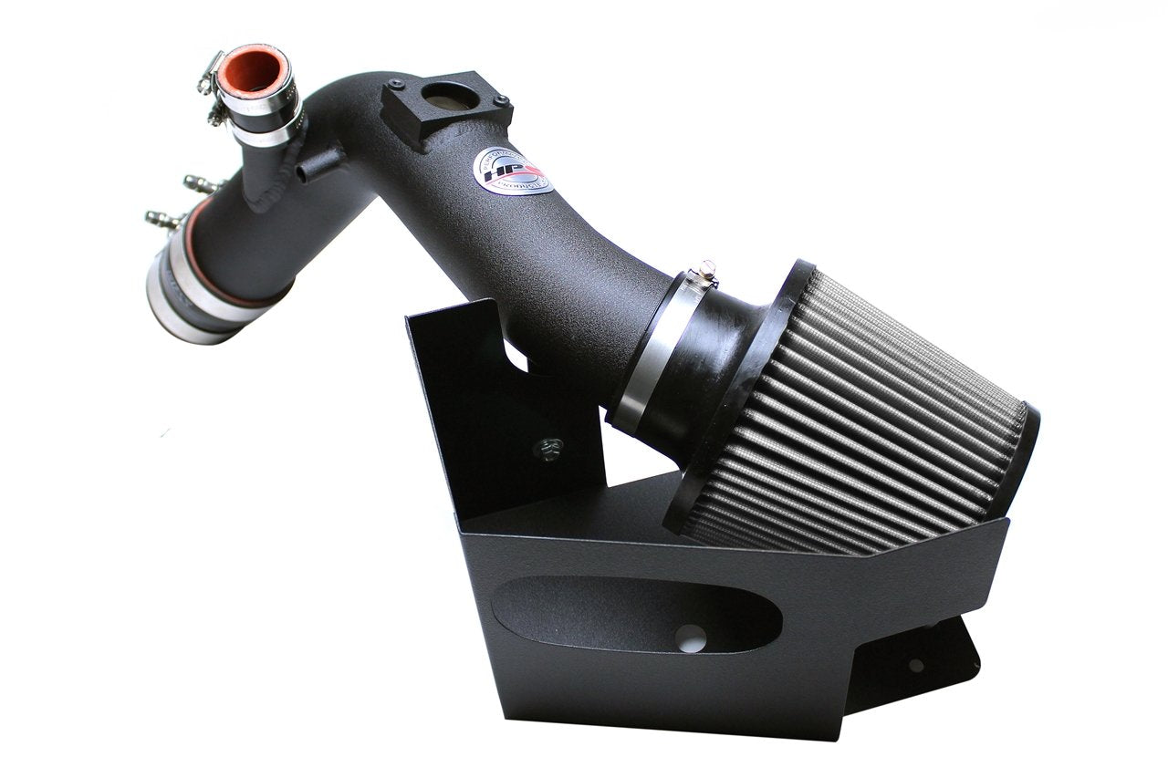 HPS Shortram Air Intake Kit 2008-2015 Mitsubishi Lancer Evolution X 2.0L, Includes Heat Shield, Black