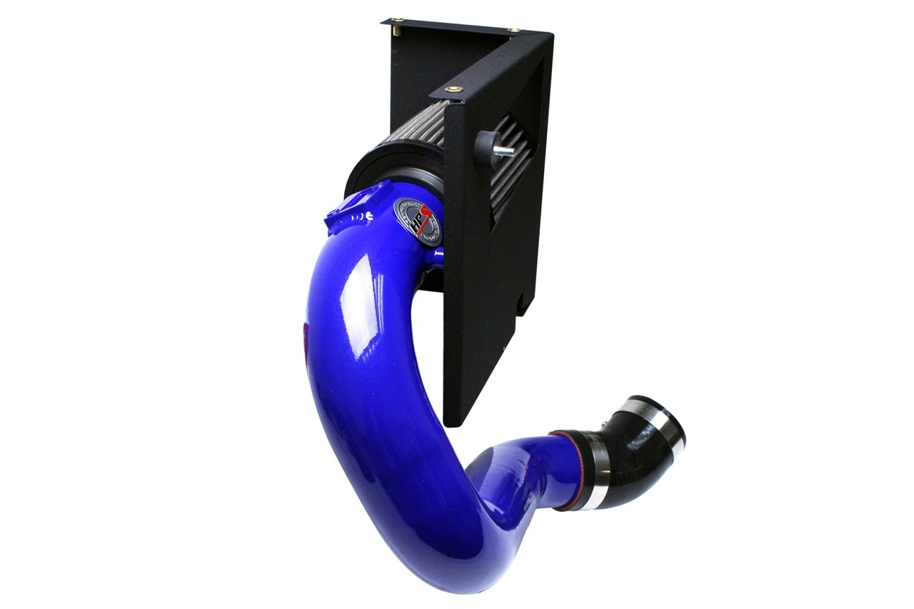 HPS Shortram Air Intake Kit 2015-2017 Subaru WRX 2.0L Turbo, Includes Heat Shield, Blue