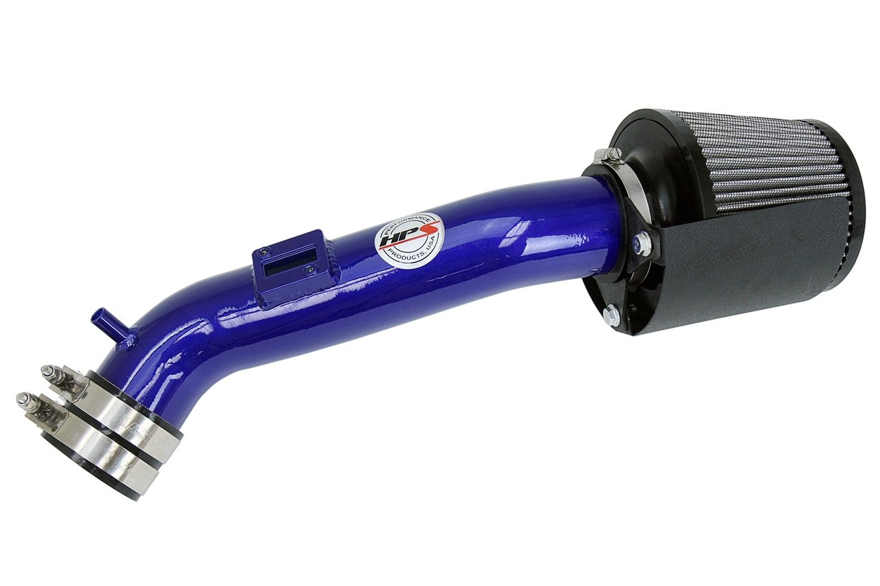 HPS Shortram Air Intake Kit 2013-2017 Honda Accord 2.4L, Includes Heat Shield, Blue