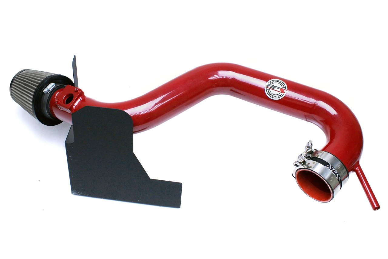 HPS Shortram Air Intake Kit 2010-2012 Subaru Outback 2.5L Non Turbo, Includes Heat Shield, Red