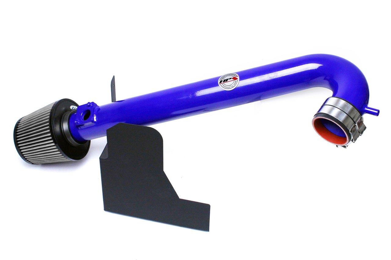 HPS Shortram Air Intake Kit 2013-2017 Subaru Outback 2.5L Non Turbo, Includes Heat Shield, Blue